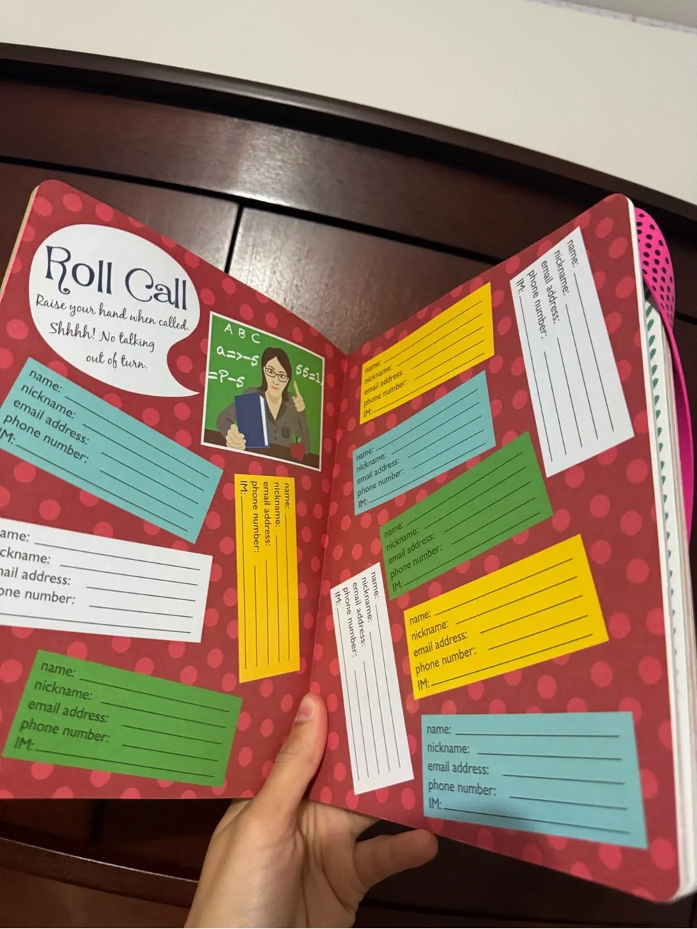 Scholastic colorful striped